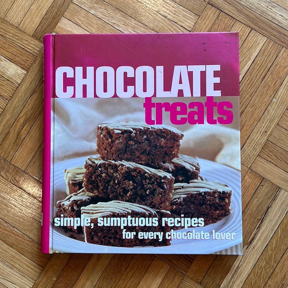 Chocolate Treats spiral bound recipe book (175 pgs)